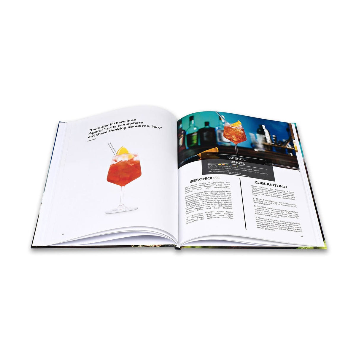 HALM Glass straws cocktail book: Classic cocktail recipes designed for drinks with a Glass straw