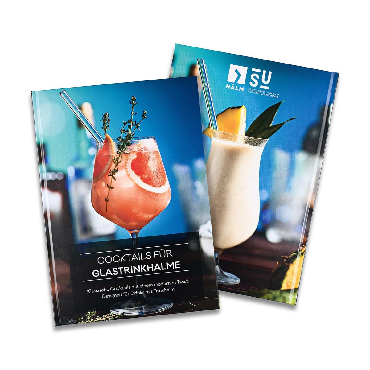 HALM Glass Straw Cocktail Book: Cocktails for Glass Straws - Classic Cocktail Recipes designed for drinks with a Glass straw