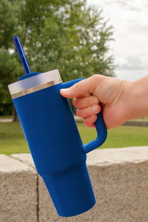 6x 30 cm Blaue Stanley Glasstrohhalme für 40oz Cups & Quencher & Flaschen 3 Blau Farbtöne