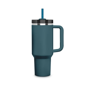 6x 30 cm Blaue Stanley Glasstrohhalme für 40oz Cups & Quencher & Flaschen 3 Blau Farbtöne