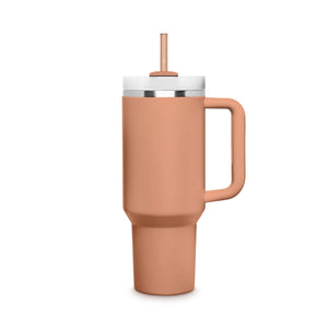 6x 30 cm Rote Stanley Glasstrohhalme für 40oz Cups & Quencher & Flaschen 3 Rot Farbtöne
