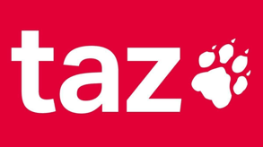 HALM wiederverwendbare Glasstrohhalme Logo aus einem TAZ Zeitungsartikel über nachhaltige Glastrinkhalme.