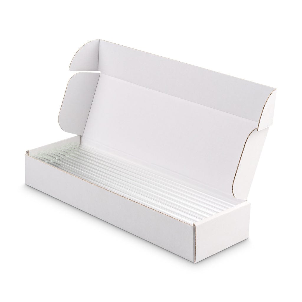 HALM Glasstrohhalme 50x 30cm Glasstrohhalme mit Gravur für Flaschen von 0,33 bis 1 Liter für Jeden anlass