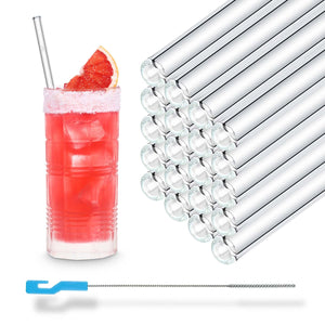 Glasstrohhalme für hochzeit 50 stück online kaufen mit reinigungsbürste margarita cocktial HALM Straws aus glas
