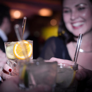 Glass Straws with GIN quotes in English Eat Sleep GIN Repeat. Gin Gift for gin lovers gin tonic cocktail ideas