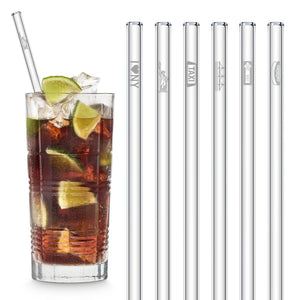 HALM New York Edition engraved Glass Straws USA gift - HALM Straws