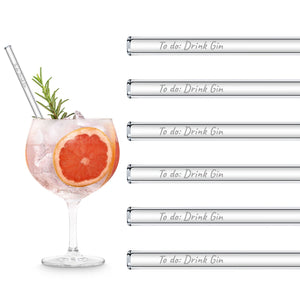 To Do: Drink Gin Tonic Cocktails with Friends Gift Ideas funny set of 6 pack