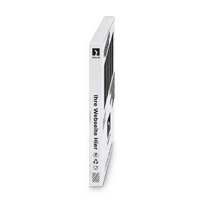 HALM Glasstrohhalme Nachhaltiges Werbemittel - 6x 20cm Glasstrohhalme mit individueller Gravur & Verpackung ab 50 Stück